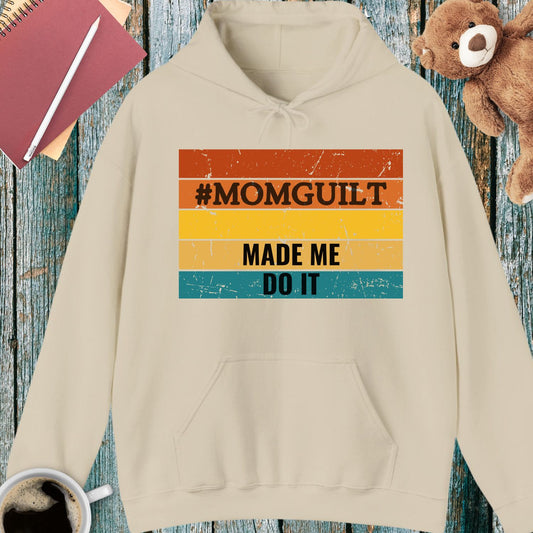 #MomGuilt Retro Sunset Hoodie  - Perfect Gift for Moms